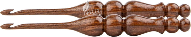 8.00mm Handmade Rosewood Crochet Hook, Ergonomic Wooden Yarn Hook