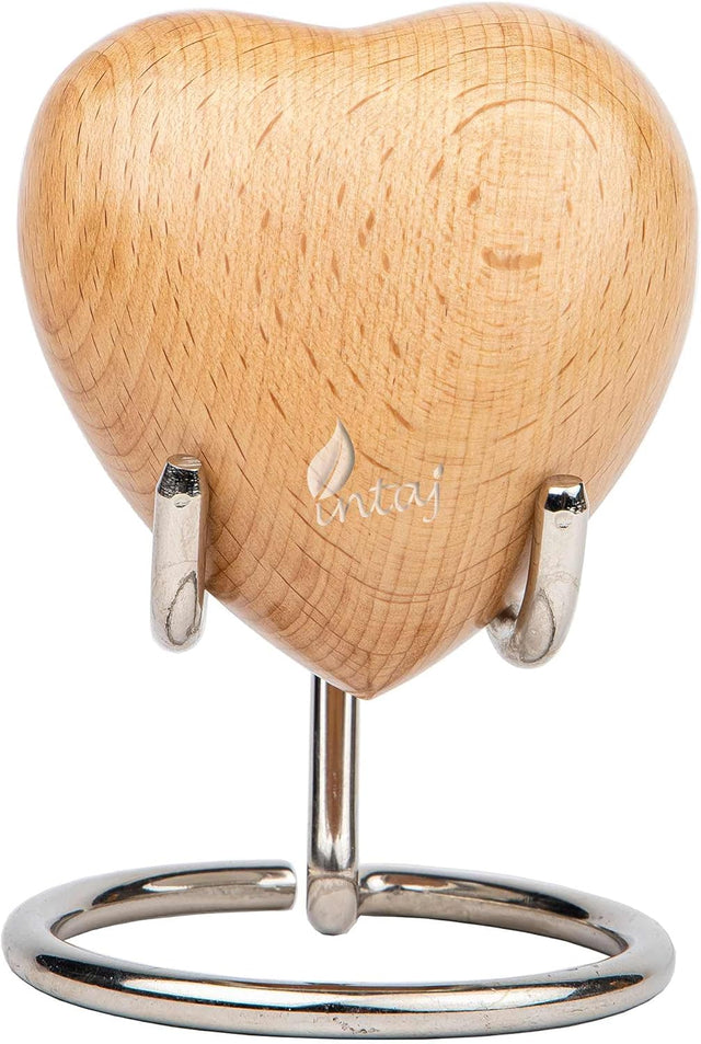 Handcrafted Wooden Cremation Urn – Hummingbird Design – Suitable for Pet Ashes, Dogs, Cats – 14 Cu/in Capacity