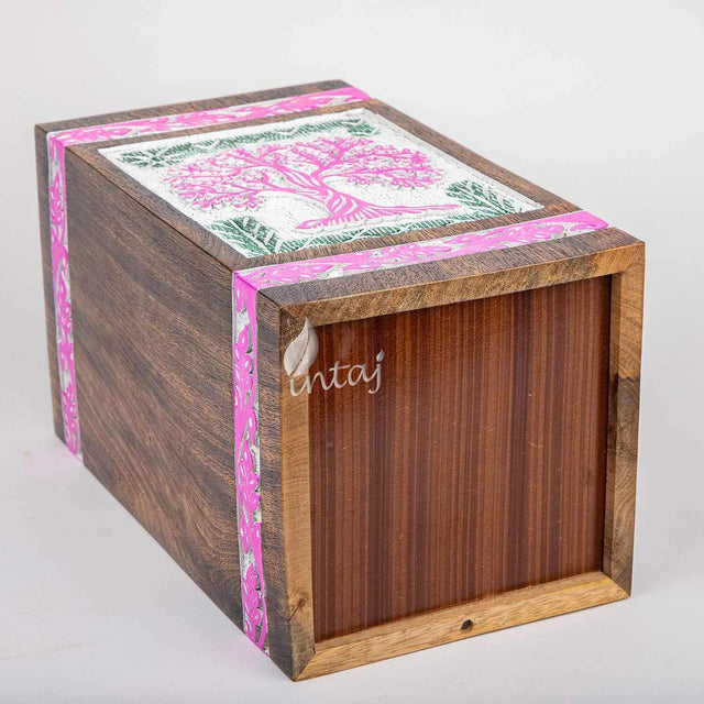 Handcarved Wooden Cremation Urn – Tree of Life Design – Suitable for Adult Men & Women, Mom & Dad, Dogs – 250lbs Capacity
