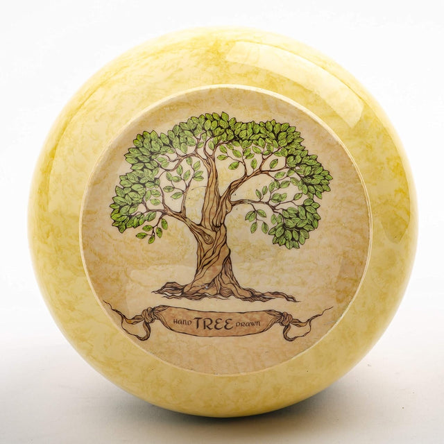 Handcrafted Wooden Cremation Urn – Tree of Life Design – Suitable for Adult Men & Women, Mom & Dad