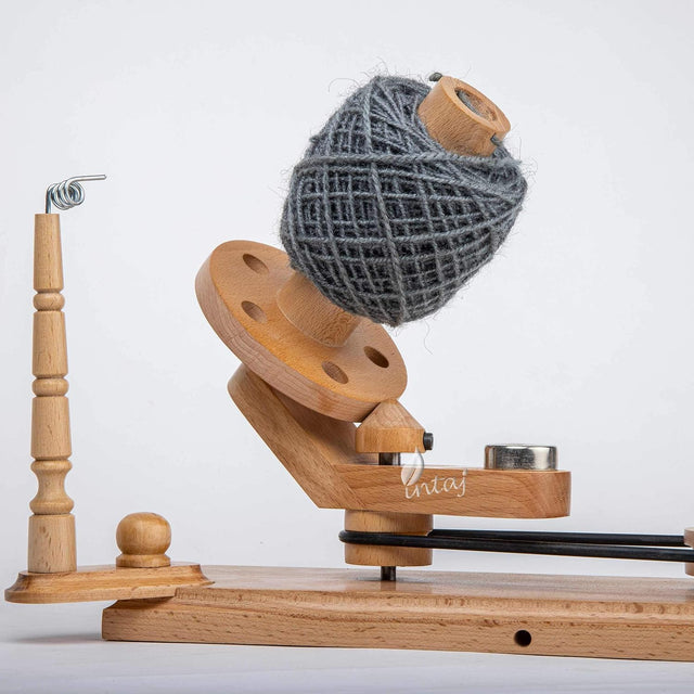 Handcrafted Rosewood Yarn Winder – Large Wooden Yarn Winder for Knitting & Crocheting – Suitable for Heavy Duty Use – Universal Size (14"L x 9.5"H)