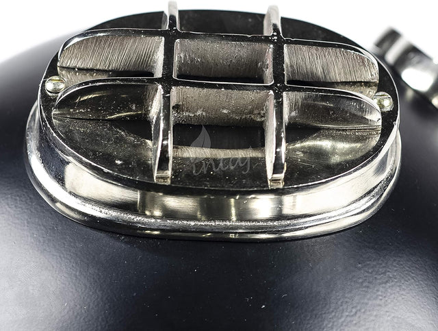 Black Matte Silver Scuba Diving Helmet Decor, Large Marine Display