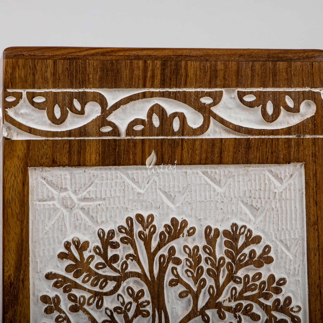 Wooden Cremation Urn – Tree of Life – Suitable for Adults, Children & Pets – 180 Cubic Inch
