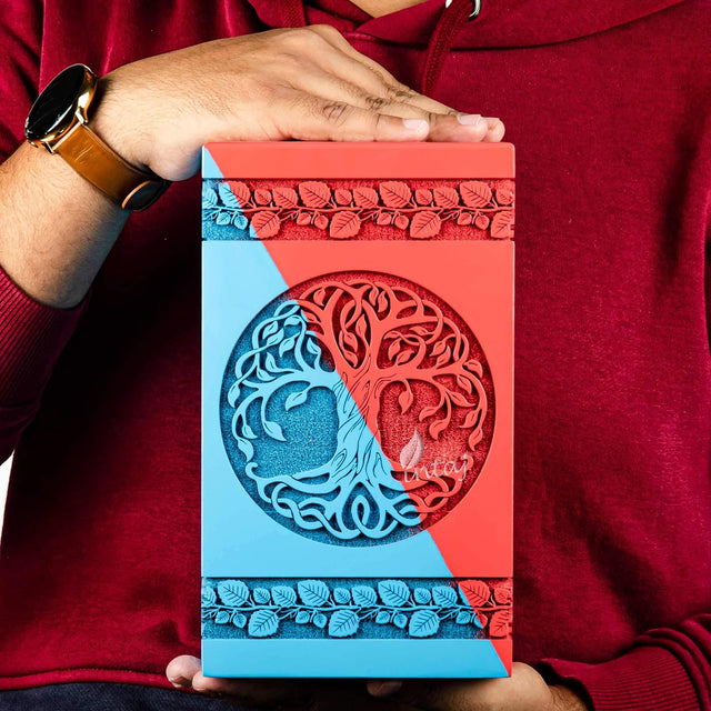 Wooden Tree of Life Cremation Urn – Suitable for Adult Male & Female – Large Burial Funeral Urn – Holds Up to 640lbs