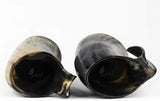 Natural Buffalo Horn Beer Mug, Large Handmade Viking Tankard