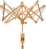 Handcrafted Beechwood Yarn Swift Winder – Large Umbrella Design – Suitable for Knitting and Crocheting – Heavy Duty Natural Swift Yarn Winder
