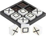 Tic Tac Toe Wooden Board Game Table Toy Player Room Decor Tables Family XOXO Decorative Pieces Adult Rustic Kids Play Travel Backyard Discovery Night Level Drinking Romantic Decorations