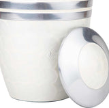 Handcrafted Cremation Urn – Daisy White Design – Suitable for Adult Men & Women, Mom & Dad – 250lbs Capacity