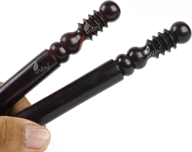 Premium Rosewood Crochet Hooks Pack, Handmade Wooden Yarn Hooks