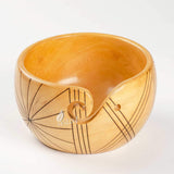 Handmade Large Wooden Yarn Bowl for Knitting Crochet Perfect Yarn Holder Rosewood Bowl for Mothers Day Christmas Gift (X-Large - 7x4, Stripes)