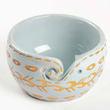 Handcrafted Wooden Yarn Bowl – Rosewood Design – Suitable for Knitting & Crocheting, Ideal for Gifts – Large Size (6x4), Beige