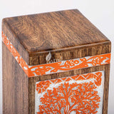 Handcarved Wooden Cremation Urn – Tree of Life Design – Suitable for Adult Men & Women, Mom & Dad – 180lbs Capacity