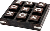 Wooden Tic Tac Toe Board Game, Rustic XOXO Table Decor Design 4