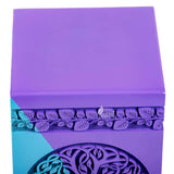 Handcarved Wooden Cremation Urn – Celtic Knot Tree of Life – Suitable for Adult Men & Women, Mom & Dad – 180lbs Capacity