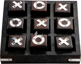 Wooden Tic Tac Toe Board Game, Rustic XOXO Table Decor Design 4