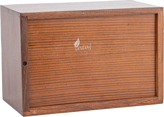 Handcarved Wooden Cremation Urn – Customised Tree of Life Birds Design – Suitable for Adult Men & Women, Mom & Dad – 110 Cu/in Capacity