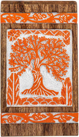 Handcarved Wooden Cremation Urn – Tree of Life Design – Suitable for Adult Men & Women, Mom & Dad, Dogs – 115 Cu/in Capacity