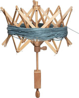 Handcrafted Beechwood Yarn Swift Winder – Large Umbrella Design – Suitable for Knitting and Crocheting – Heavy Duty Natural Swift Yarn Winder