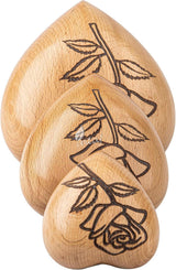 Handcarved Wooden Cremation Urn – Humming Bird Design – Suitable for Dogs & Cats – 7 Cu/in Capacity