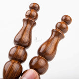 3.50mm Handmade Rosewood Crochet Hook, Ergonomic Wooden Hook