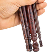 Handcrafted Wooden Crochet Hook Set – Rosewood, Size Engraved, Ideal for Knitting & Crocheting – Suitable for Yarn Enthusiasts – Set of 15 (3.5mm-25mm)