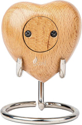 Handcarved Wooden Cremation Urn – Humming Bird Design – Suitable for Dogs & Cats – 14 Cu/in Capacity