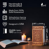 Handcarved Wooden Cremation Urn – Tree of Life – Suitable for Adult Men & Women – 250lbs