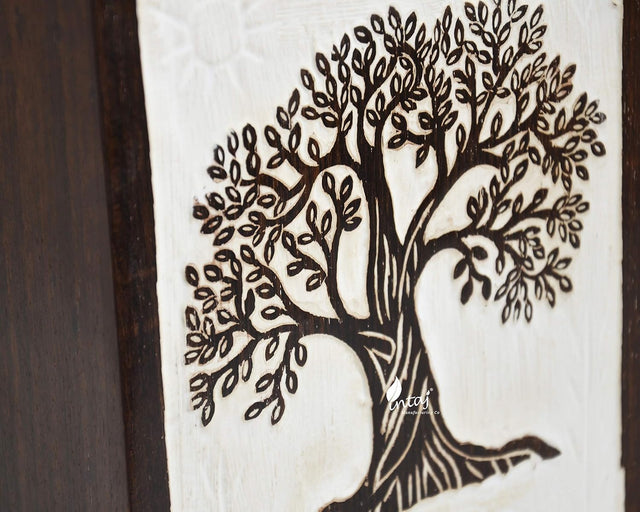 Handcarved Wooden Cremation Urn – Celtic Knot Tree of Life – Suitable for Adult Men & Women, Mom & Dad – 250 Cu/in Capacity