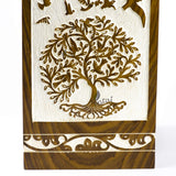 Handcarved Wooden Cremation Urn – Tree of Life – Suitable for Adult Men & Women – 250lbs