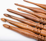 6.00mm Handmade Mix Wood Crochet Hook, Wooden Yarn Hook