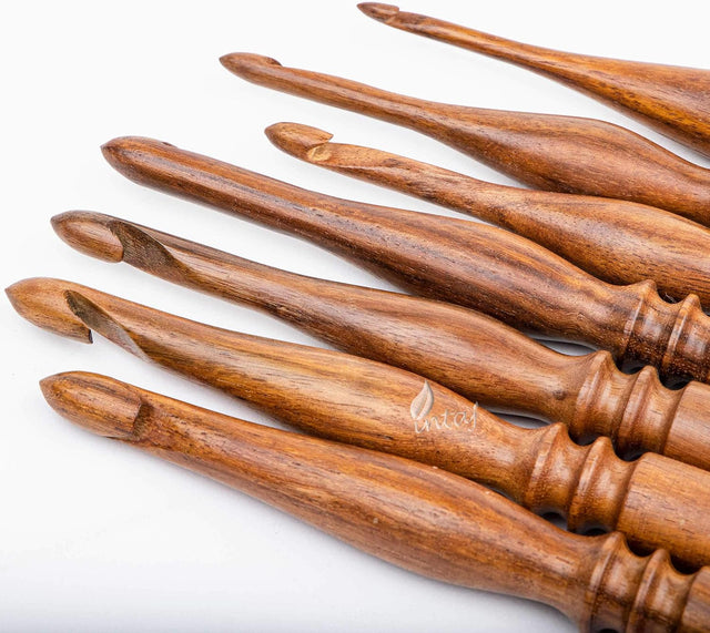 3.50mm Handmade Maple Wood Crochet Hook, Wooden Yarn Hook
