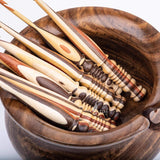 4.00mm Handmade Maple Wood Crochet Hook, Wooden Yarn Hook