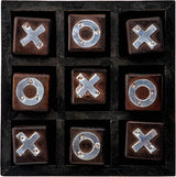 Wooden Tic Tac Toe Board Game, Rustic XOXO Table Decor Design 4