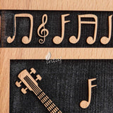 Handcarved Wooden Cremation Urn – Guitar Design Memorial Urn – Suitable for Adult Men & Women, Children & Pets – 115lbs Capacity
