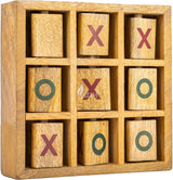 Wooden Tic Tac Toe Board Game, Rustic XOXO Table Decor Design 3