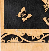 Handcarved Wooden Cremation Urn – Hummingbird Design in Beechwood – Suitable for Adult Men & Women – 115 Cu/in Capacity