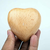 Handcarved Wooden Cremation Urn – BeechWood Humming Bird Design – Suitable for Dogs & Cats – 14 Cu/in Capacity