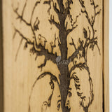 Handmade Rosewood Cremation Urn – People's Tree Design – Suitable for Adult Men & Women, Mom & Dad – 150 Cu/in Capacity