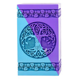 Handcarved Wooden Cremation Urn – Celtic Knot Tree of Life – Suitable for Adult Men & Women, Mom & Dad – 180lbs Capacity