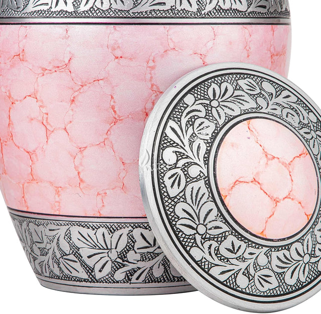 Handcrafted Royal Cremation Urn – Lemonade Finish Design – Suitable for Adult Men & Women, Mom & Dad – 200lbs Capacity