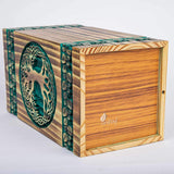 Handmade Rosewood Urn – Celtic Pine Tree of Life – Suitable for Adult & Dog Ashes – Small (8Hx4.75W, 115 Cu/in)