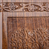 Handcarved Wooden Cremation Urn – Rosewood Heart Tree Design – Suitable for Adult Men & Women, Mom & Dad, Pets – 115 Cu/in Capacity