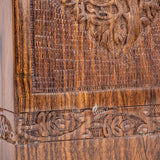 Handcarved Wooden Cremation Urn – Heart Tree of Life Design – Suitable for Adult Men & Women, Mom & Dad – 100 Cu/in Capacity